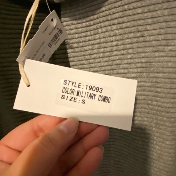 Project Military Block Sweater SIZE SMALL - Picture 4 of 5